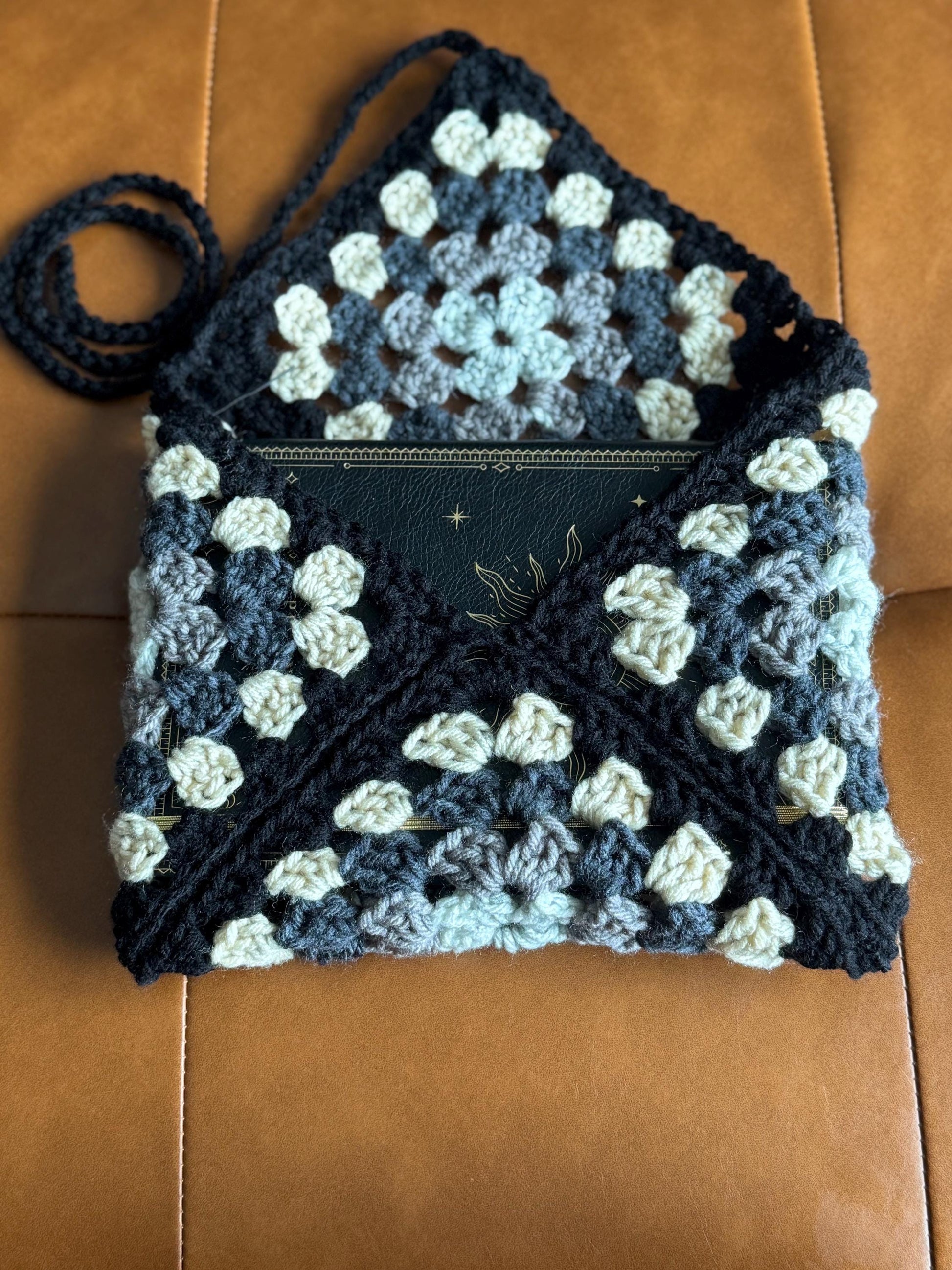 Handmade Crochet Book Sleeve Multiple Color Options