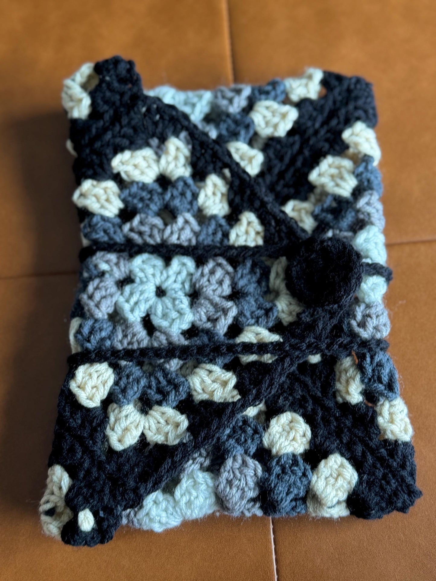 Handmade Crochet Book Sleeve Multiple Color Options