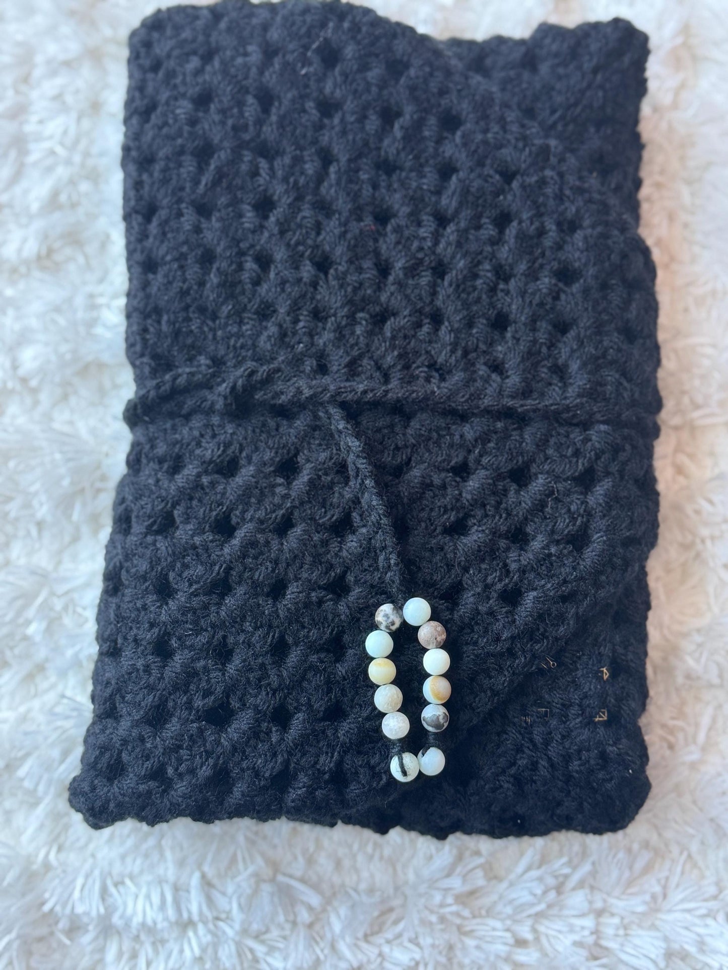 Crocheted Book Sleeve | Granny Stitch Kindle, Bible, Planner Cover (Custom Sizes)