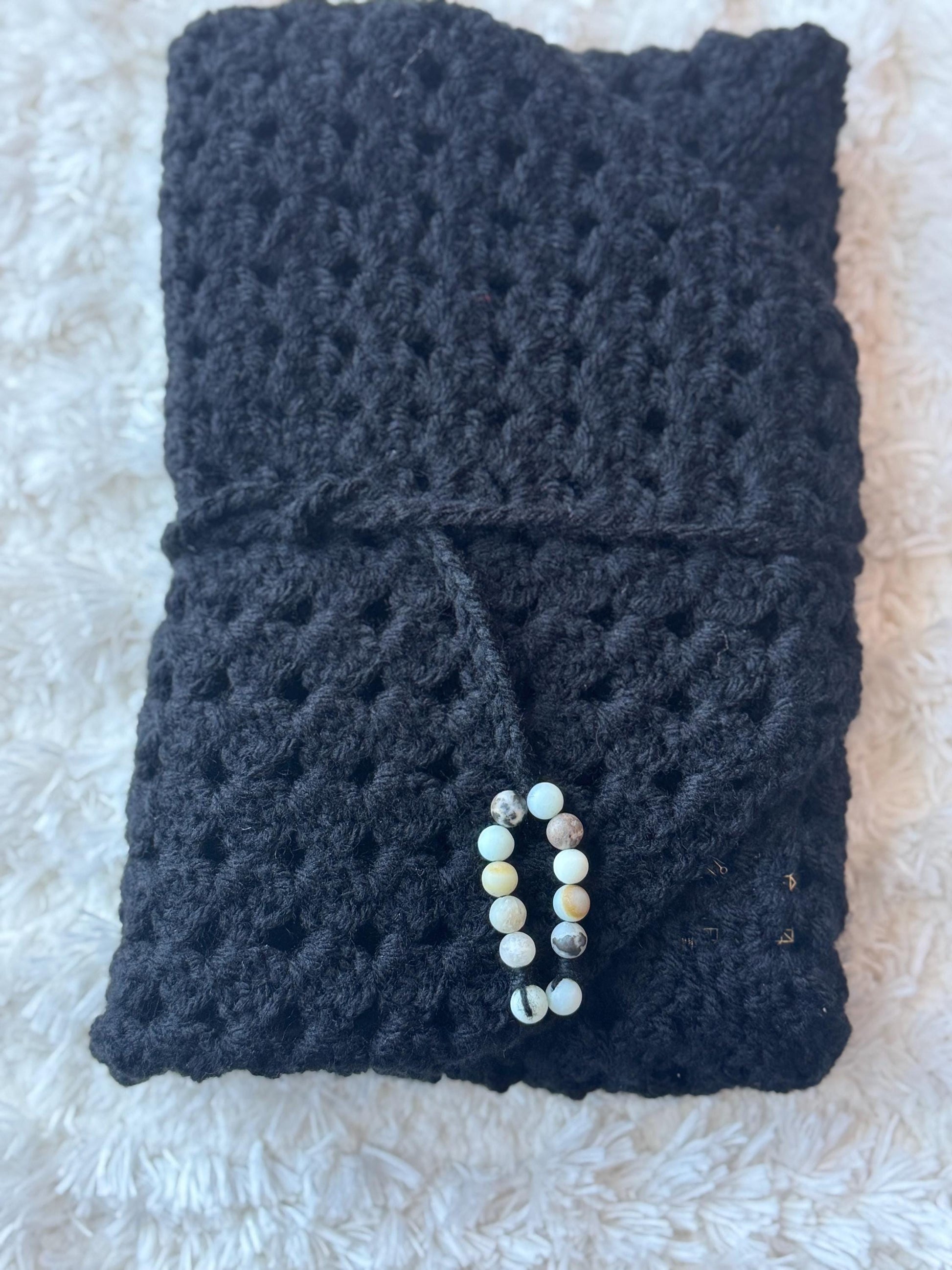 Crocheted Book Sleeve | Granny Stitch Kindle, Bible, Planner Cover (Custom Sizes)