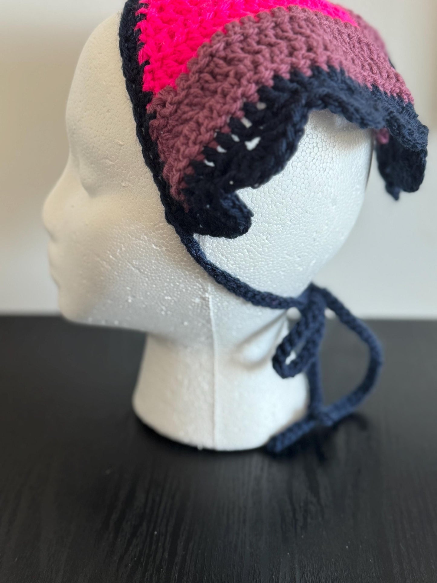 Pride Collection- Crochet Bi Flag Bandana