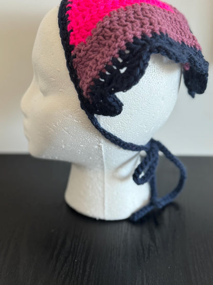 Pride Collection- Crochet Bi Flag Bandana