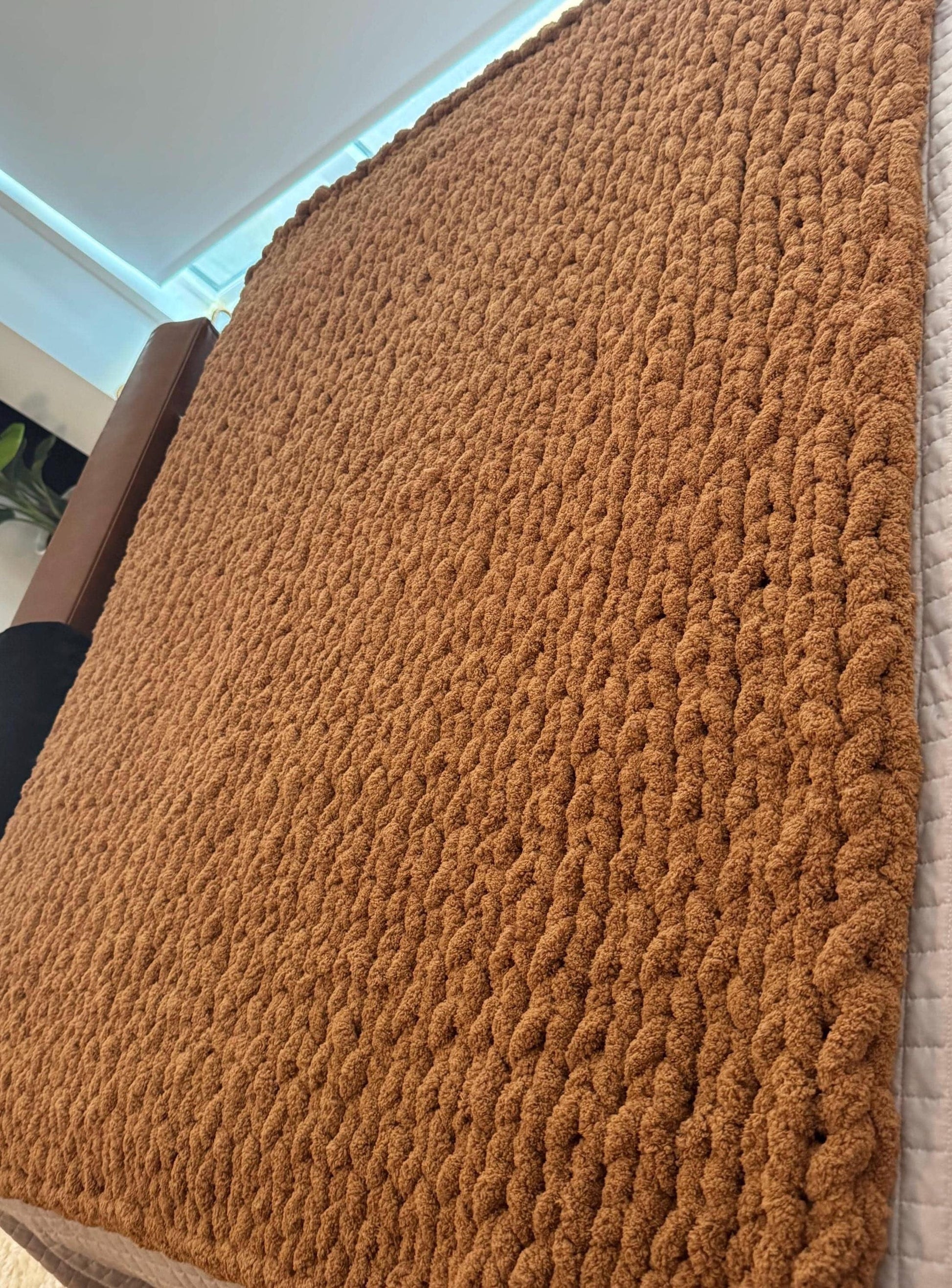 Chunky Knit Throw Blanket Customizable