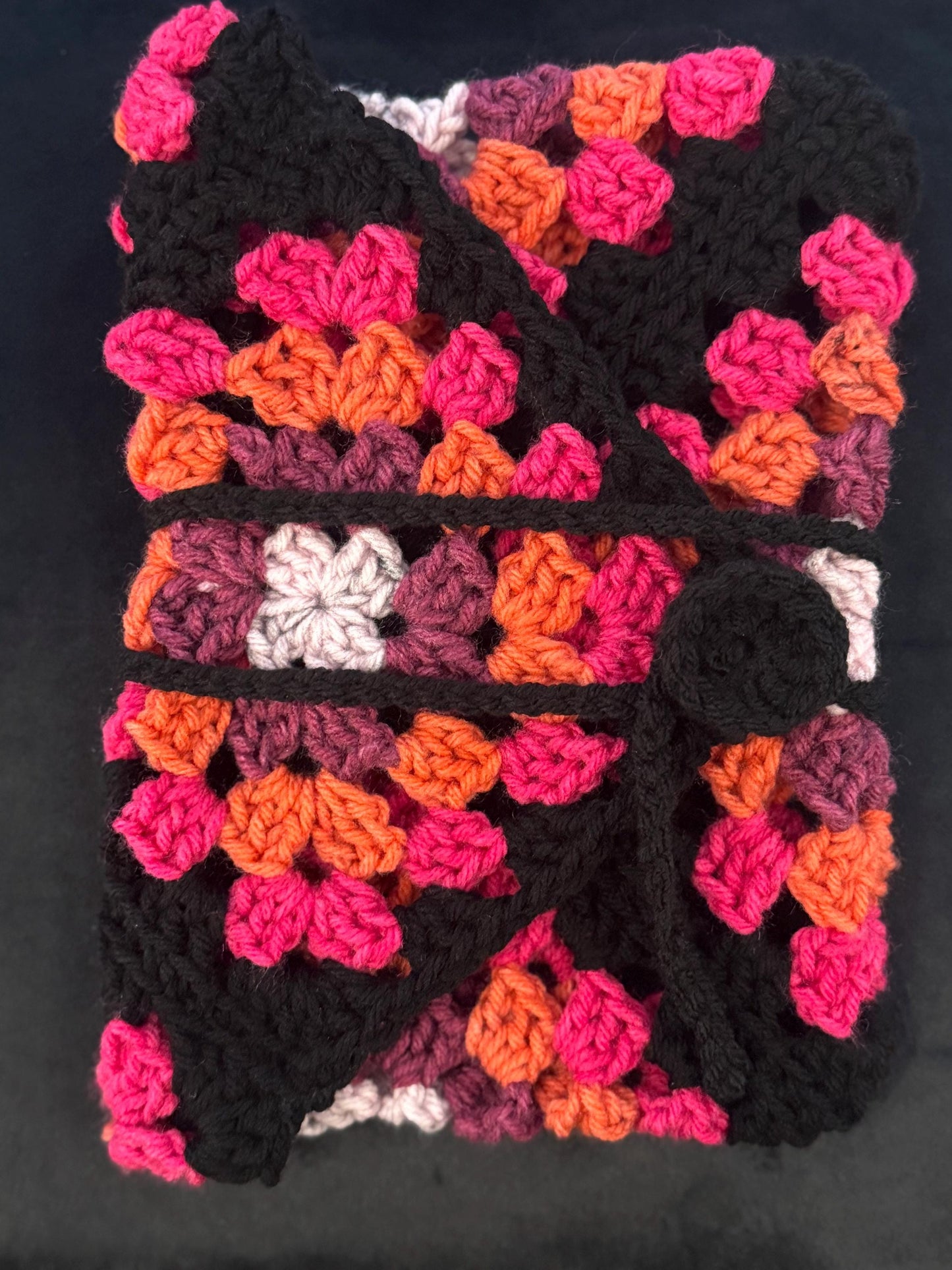 Handmade Crochet Book Sleeve Multiple Color Options