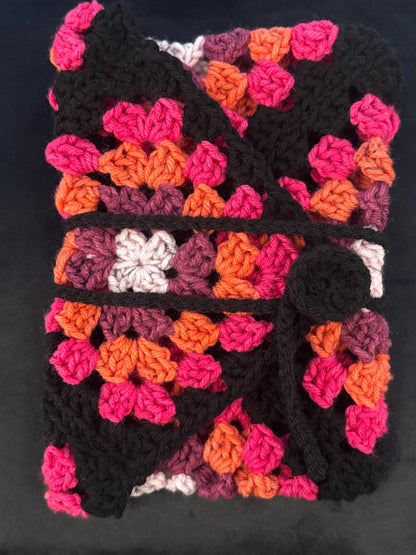 Handmade Crochet Book Sleeve Multiple Color Options