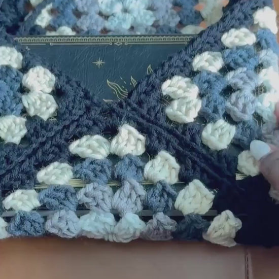 Handmade Crochet Book Sleeve Multiple Color Options